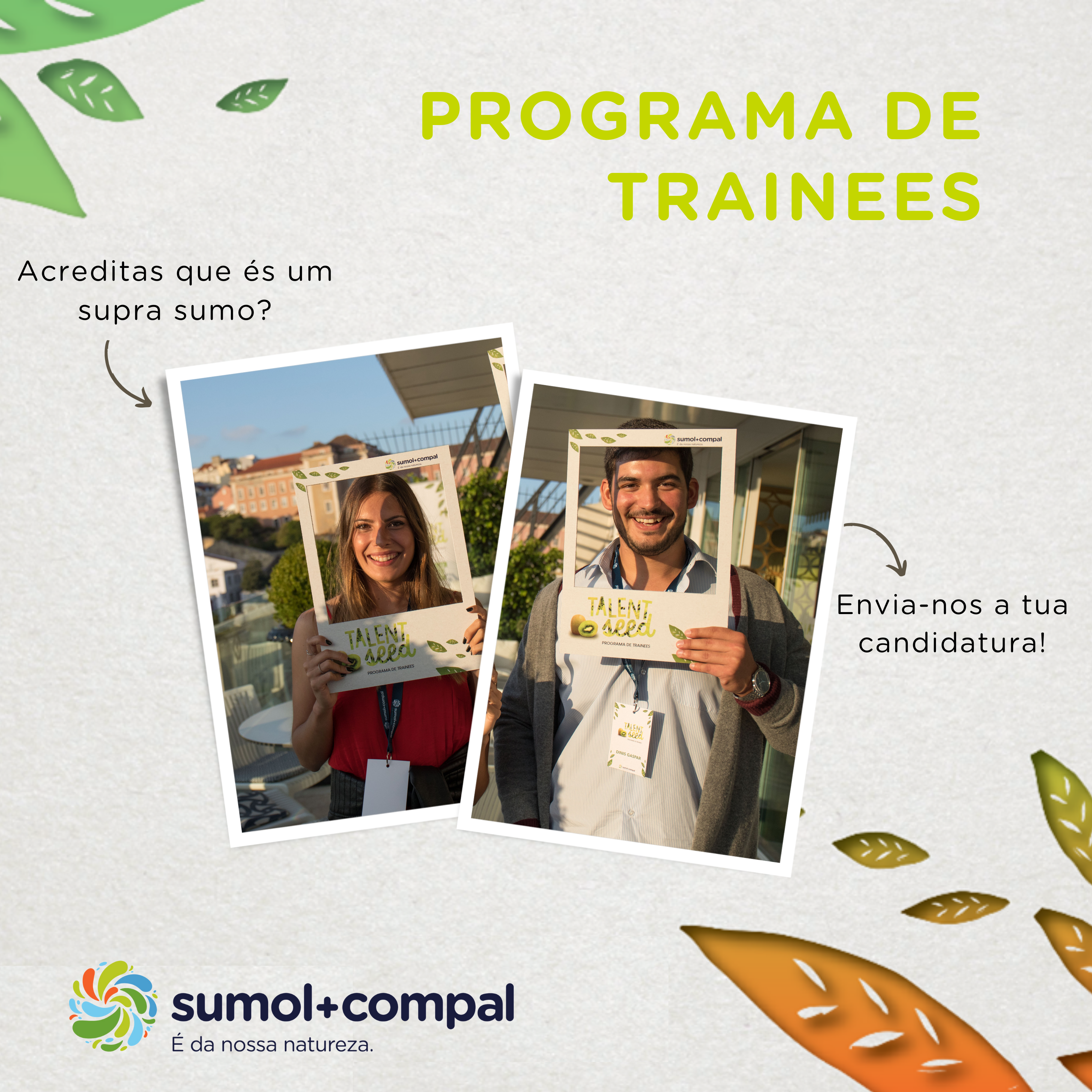 Programa de Trainees SUMOL+COMPAL